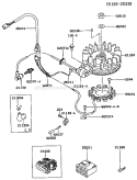 Page F Diagram and Parts List for FC420V BS01 Kawasaki Engine
