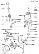 Page I Diagram and Parts List for FC420V BS01 Kawasaki Engine