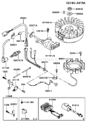 Page F Diagram and Parts List for FC420V AS09 Kawasaki Engine