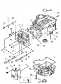 CylinderCrankcase Diagram and Parts List for FC420V-ES01  Kawasaki Engine