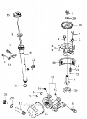 Lubrication Diagram and Parts List for FC420V-ES01  Kawasaki Engine