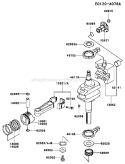Page J Diagram and Parts List for FC420V ES18 Kawasaki Engine