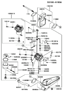 Page B Diagram and Parts List for FC420V ES18 Kawasaki Engine