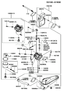 Page B Diagram and Parts List for FC420V GS07 Kawasaki Engine