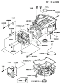 Page E Diagram and Parts List for FC420V GS07 Kawasaki Engine