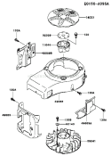 Page D Diagram and Parts List for FC401V CS03 Kawasaki Engine
