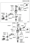 Page J Diagram and Parts List for FC420V HS06 Kawasaki Engine