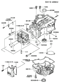 Page E Diagram and Parts List for FC420V HS06 Kawasaki Engine