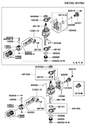 Page J Diagram and Parts List for FC420V DS17 Kawasaki Engine