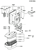 Page A Diagram and Parts List for FC540V AS13 Kawasaki Engine