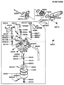 Page B Diagram and Parts List for FC540V AS13 Kawasaki Engine