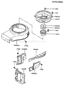 Page D Diagram and Parts List for FC540V AS13 Kawasaki Engine