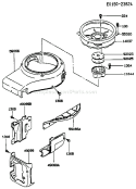 Page D Diagram and Parts List for FC540V BS04 Kawasaki Engine