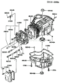 Page E Diagram and Parts List for FC540V BS04 Kawasaki Engine