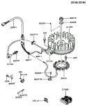 Page F Diagram and Parts List for FC540V BS07 Kawasaki Engine