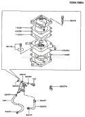 Page G Diagram and Parts List for FC420V AS03 Kawasaki Engine