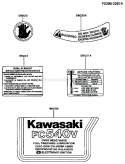 Page H Diagram and Parts List for FC540V BS07 Kawasaki Engine