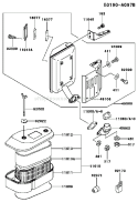 Page A Diagram and Parts List for FC540V FS13 Kawasaki Engine
