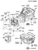 Page E Diagram and Parts List for FC540V FS13 Kawasaki Engine