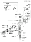 Page J Diagram and Parts List for FC540V DS16 Kawasaki Engine