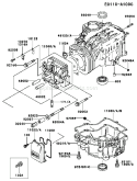 Page E Diagram and Parts List for FC540V DS16 Kawasaki Engine