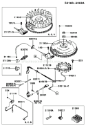 Page F Diagram and Parts List for FC540V HS03 Kawasaki Engine