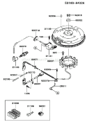 Page F Diagram and Parts List for FC540V JS16 Kawasaki Engine