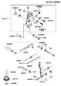 Page C Diagram and Parts List for FC540V LS03 Kawasaki Engine