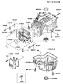 Page E Diagram and Parts List for FC540V LS03 Kawasaki Engine