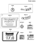 Page H Diagram and Parts List for FC540V LS03 Kawasaki Engine