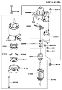 Page K Diagram and Parts List for FD440V AS02 Kawasaki Engine