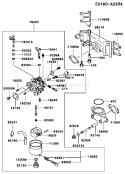 Part Location Diagram of 11060-2095 Kawasaki Gasket-intake Manifold