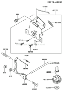 Part Location Diagram of 92081-2192 Kawasaki Spring