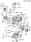 Part Location Diagram of 11060-2065 Kawasaki Gasket-rocker Case