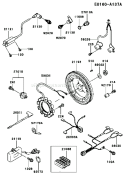 Page F Diagram and Parts List for FD501D AS00 Kawasaki Engine