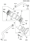Page G Diagram and Parts List for FD501D AS00 Kawasaki Engine
