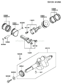 Page J Diagram and Parts List for FD501D AS02 Kawasaki Engine