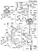 Page B Diagram and Parts List for FD501D AS02 Kawasaki Engine