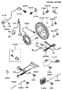 Page F Diagram and Parts List for FD501D AS02 Kawasaki Engine