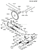 Page K Diagram and Parts List for FD501D AS05 Kawasaki Engine