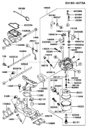 Page B Diagram and Parts List for FD501D AS05 Kawasaki Engine