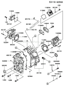 Page E Diagram and Parts List for FD501D AS05 Kawasaki Engine