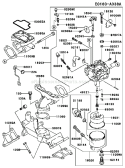Page B Diagram and Parts List for FD501D AS03 Kawasaki Engine