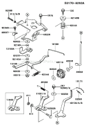 Part Location Diagram of 49110-2089 Kawasaki Governor-assy