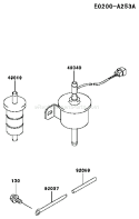 Page G Diagram and Parts List for FD501D AS03 Kawasaki Engine