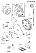 Part Location Diagram of 214B0512 Kawasaki Screw-Pan