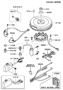 Page F Diagram and Parts List for FD501V BS02 Kawasaki Engine