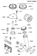 Page H Diagram and Parts List for FD501V DS05 Kawasaki Engine