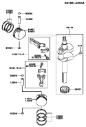 Page J Diagram and Parts List for FD590V AS06 Kawasaki Engine