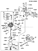 Page B Diagram and Parts List for FD590V AS06 Kawasaki Engine